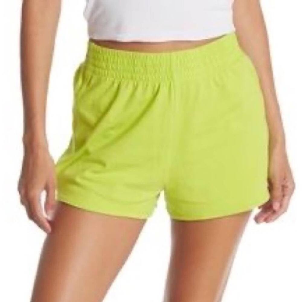 Abound Green Praire Dolphin Hem Elastic Waist Shorts Size XS